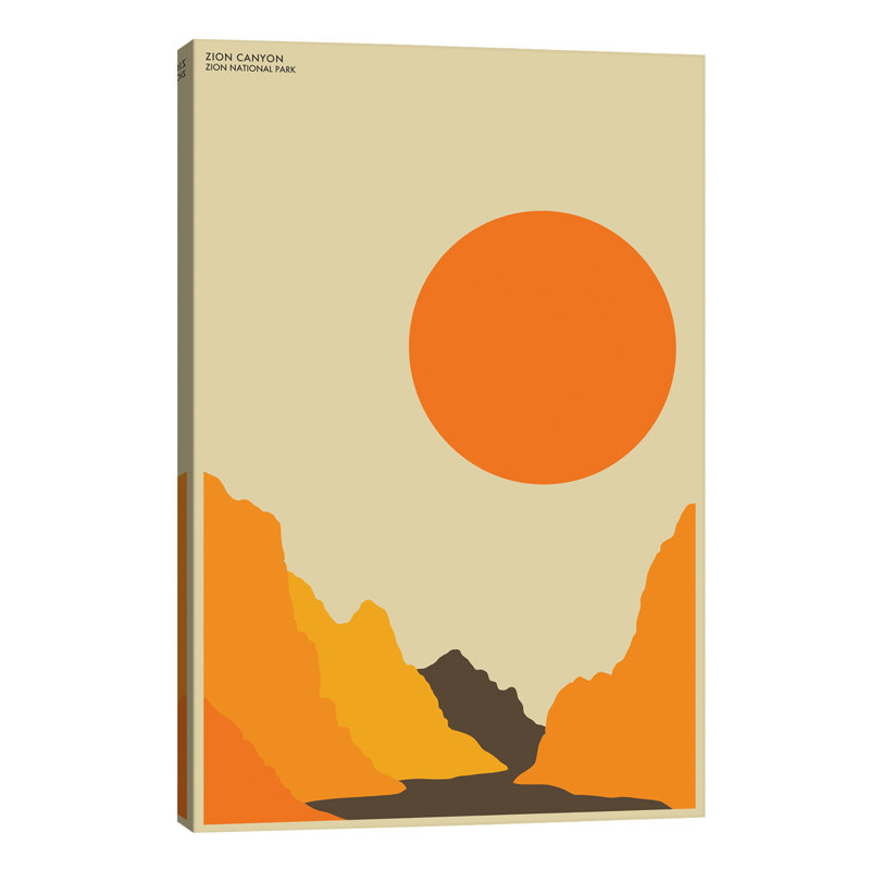 Zion by Jazzberry Blue - Print on Canvas, 101.6 cm H x 66.04 cm W x 1.91 cm D, Wrapped Canvas