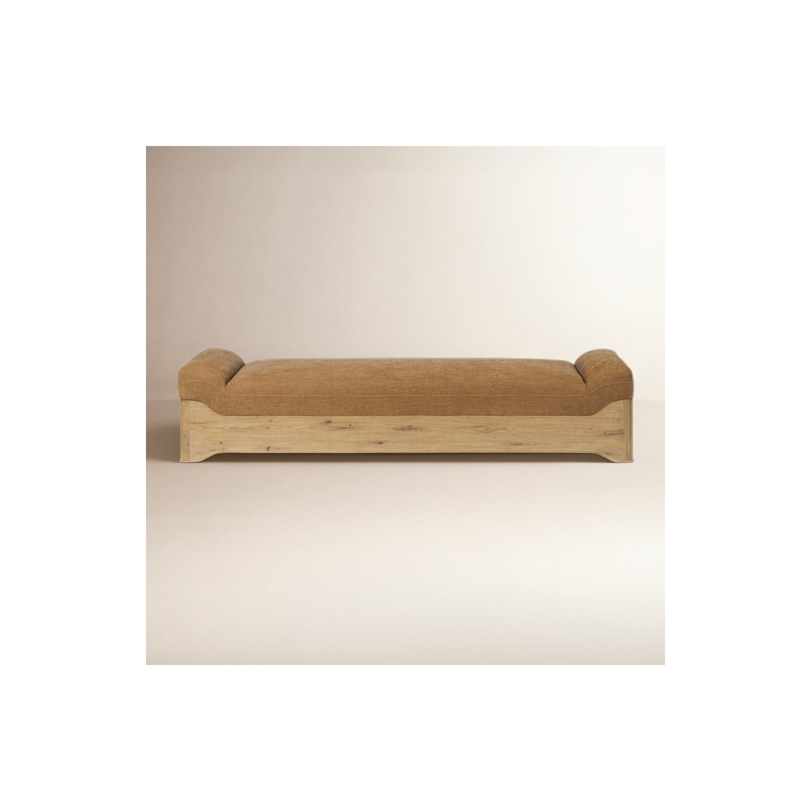 Mariano Oversized Wood Chaise Lounge