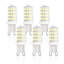 3 watts (équivalent à 30 watts), ampoule DEL G9, intensité variable, blanc chaud (3000 k) G9/culot à deux broches