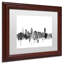 «Montreal Canada Skyline B&W», impression encadrée-17769403-69492834-40402156