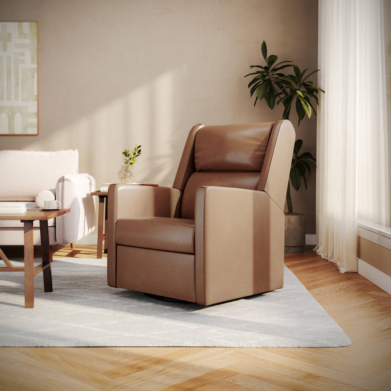 Manual Rocking Recliner-270 Swivel And USB And USB-C Charging Ports