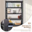Étagère de rangement Étagère de rangement robuste en métal à 5 niveaux H78 * W47.2 * D18