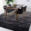Tapis argenté / noir Atziri Costa Mesa-31312031