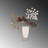 Hand-Painted Decorative Metal Wall Accessory, 18.5 x 21.7 inches | 100% Metal Construction, Thickness: 0.06 inches | Unique Color Variations, Easy Wall Mounting | Perfect for Home Décor and Art Enthusiasts