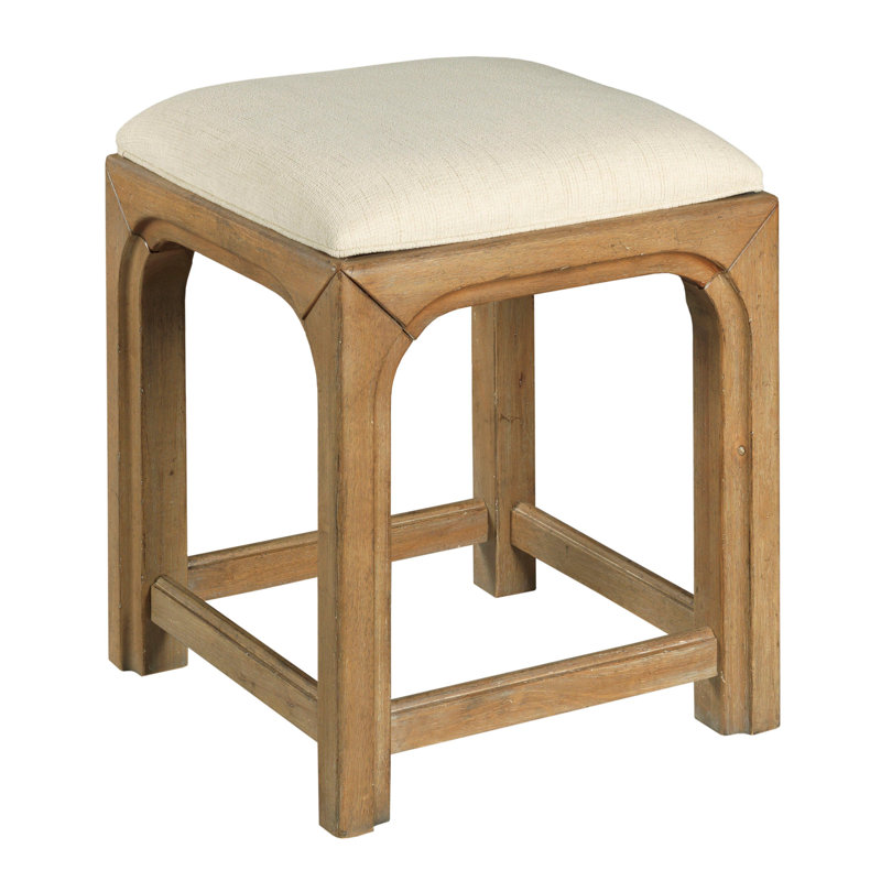 Huxtyn Solid Wood Accent Stool