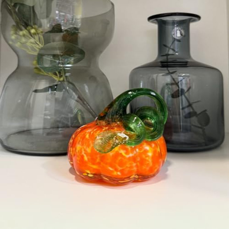 Figurines de fête d'Halloween 3,5 po, 3.5" H  x 3.5" W x 3.5" D, Red/Orange