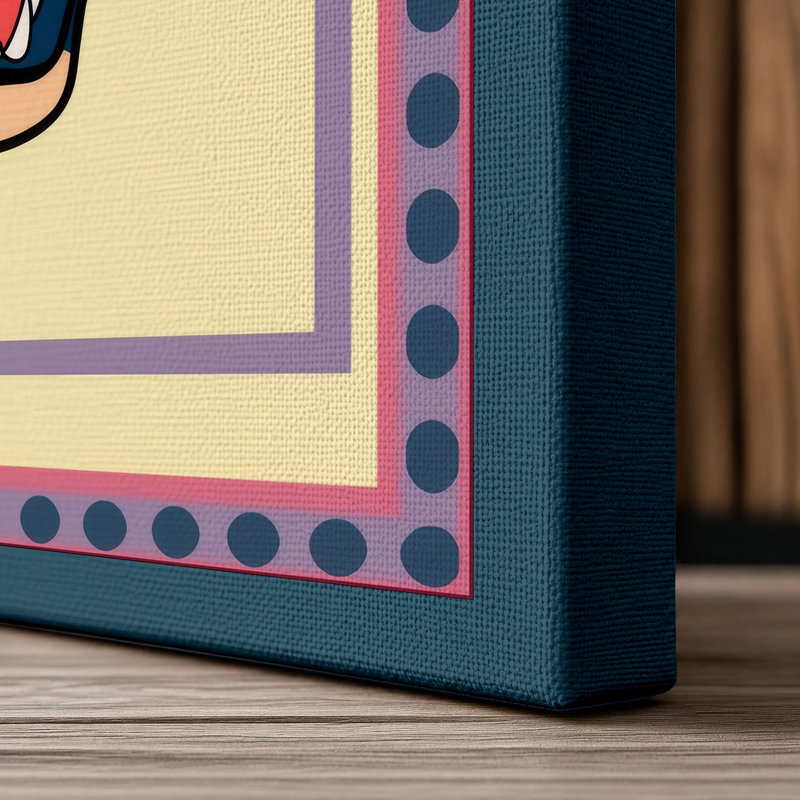 Print, 30x20 - 76.2 x 50.8 cm, Teal Border