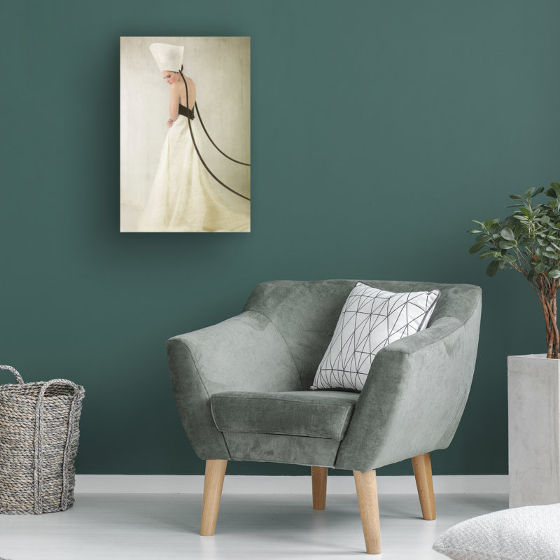 Art sur toile, coquille d'escargot, H 19 po x l 12 po