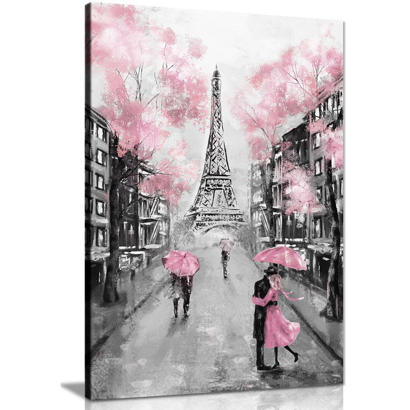 Paris - Wrapped Canvas Print, 76cm H x 51cm W