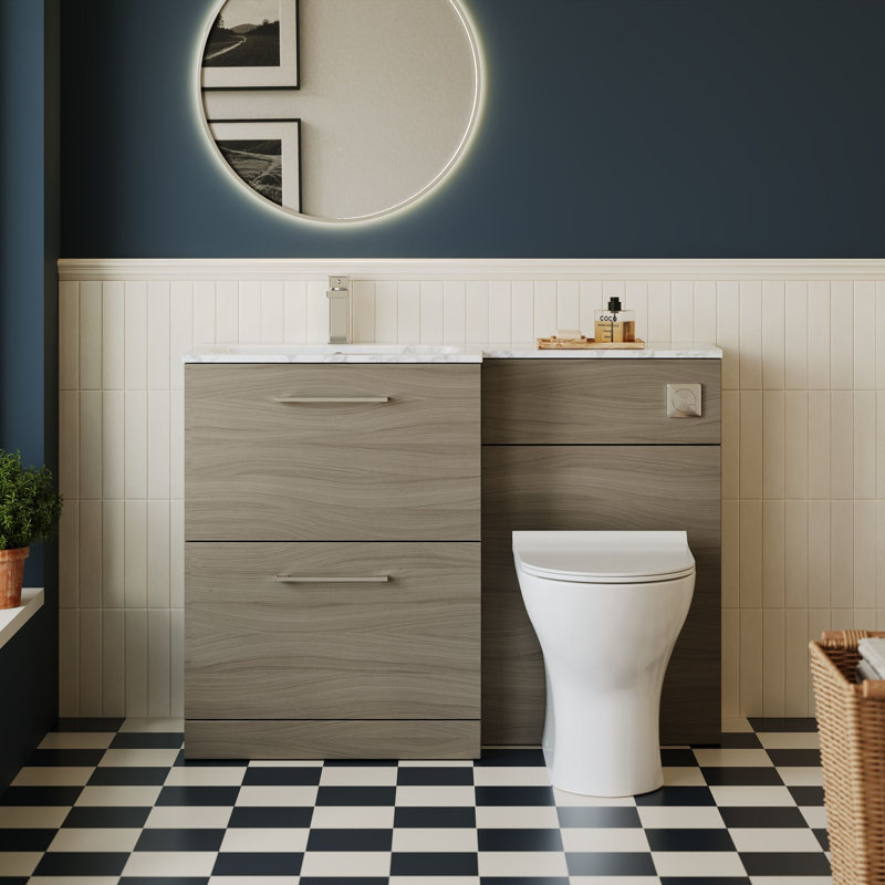Arno 1105 mm Bathroom Vanity, Solace Oak