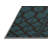 Machine Washable Trellis Green Area Rug
