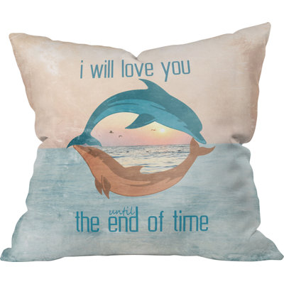 Coussin décoratif d’extérieur jusqu’à la fin du temps