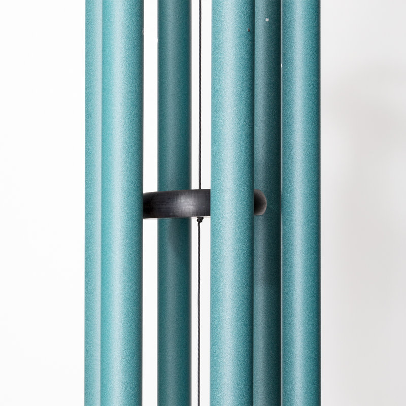 Patina Green Aluminum 44" Outdoor Wind Chime