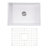 Marisol 27'' L Single Bowl Fireclay Kitchen Sink