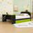 Full Wood Daybed with Twin Trundle, Desk and USB Port-753389632