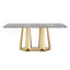 Table de salle à manger rectangulaire pour 6 personnes, 70 po-1076712243