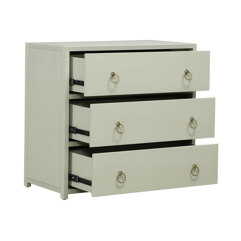 Ballentine 3 Drawer Accent Chest, Light Green