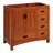 36" Maybeck Vanity - Tinted Oak With Left Offset Rect Undermount Sink - Carrara Marble Widespread