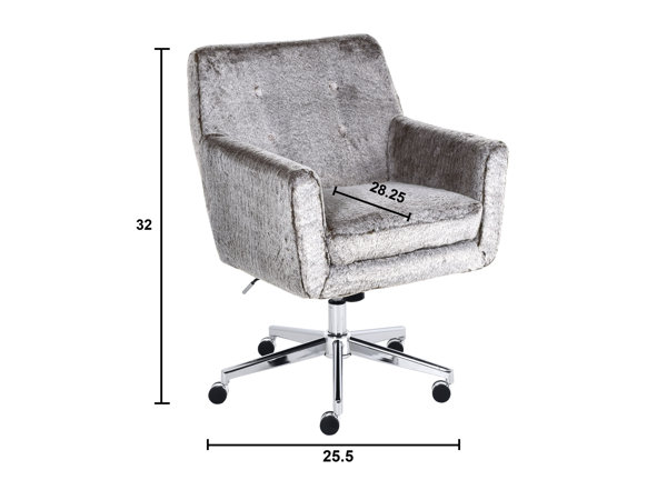 Pillow Ergonomic Vinyl Office Chair – HomeSource Furniture