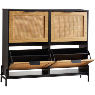 Rattan Shoe Cabinet