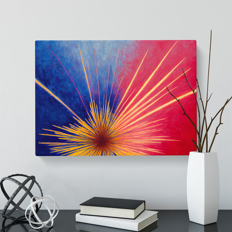Fantastic Fireworks - Wrapped Canvas, 50cm H x 76cm W x 3cm D