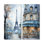 Art urbain sur toile gris, rue urbaine parisienne IV - Cityscapes Paris