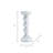 Elegant Sculptural Glass Candle Holder with Glam Design and Decorative Taper Silhouette-1523554200-1542261509