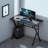 Modern Computer Desk, Free Standing Laptop Table Gaming Table Workstation for Home Office Study Room