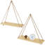 Ariadnne Triangle Pine Solid Wood Floating Shelf-1712638410-1712638411