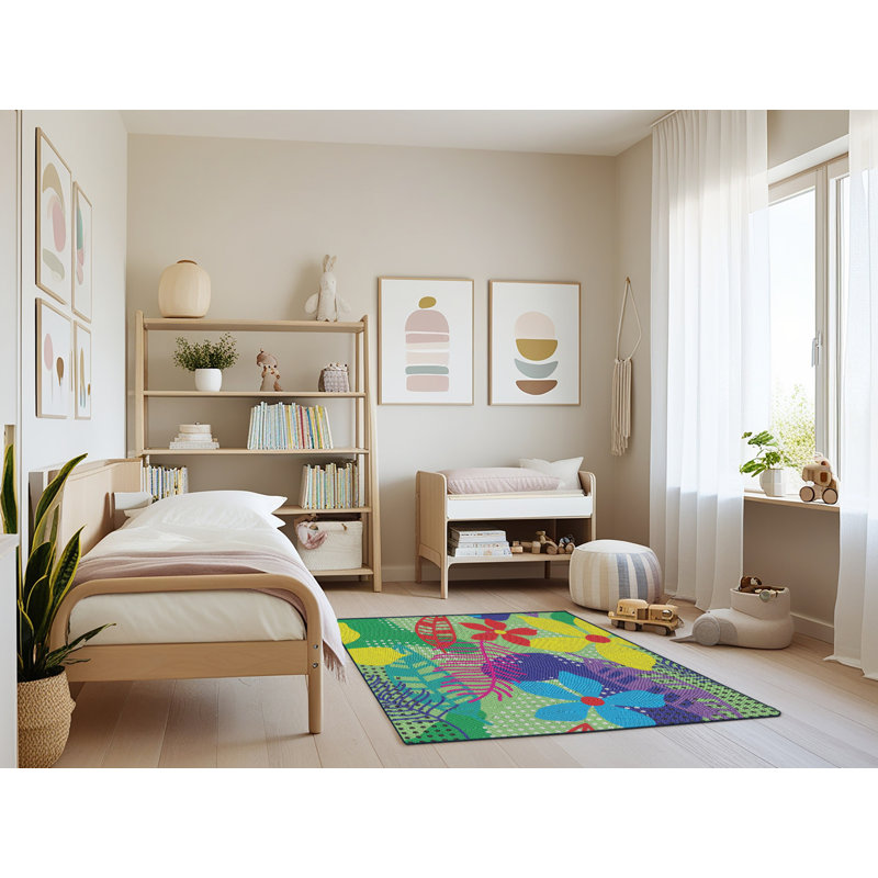 Tapis rouge/vert/bleu, Rectangle 4 pi x 6 pi