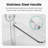 56"-60"W*72" H  Semi-Frameless Double Sliding Shower Door, Bypass Shower Door, 1/4" (6Mm) Thick Tempered Glass Door
