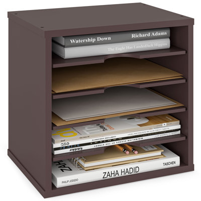 Logan Stackable 5-Tier Paper, Mail and File Organizer