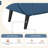 Upholstered Velvet Bench, End Of Bed Bench With 2 Pillows, Upholstered Button Tufted Ottoman,Footstool With Rolled Arms, Foot Rest With Solid Wood Legs, For Entryway, Living Room ,Dining Room-867407810-867407836
