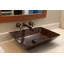 20" Rectangular Vessel Hand Hammered Copper Sink