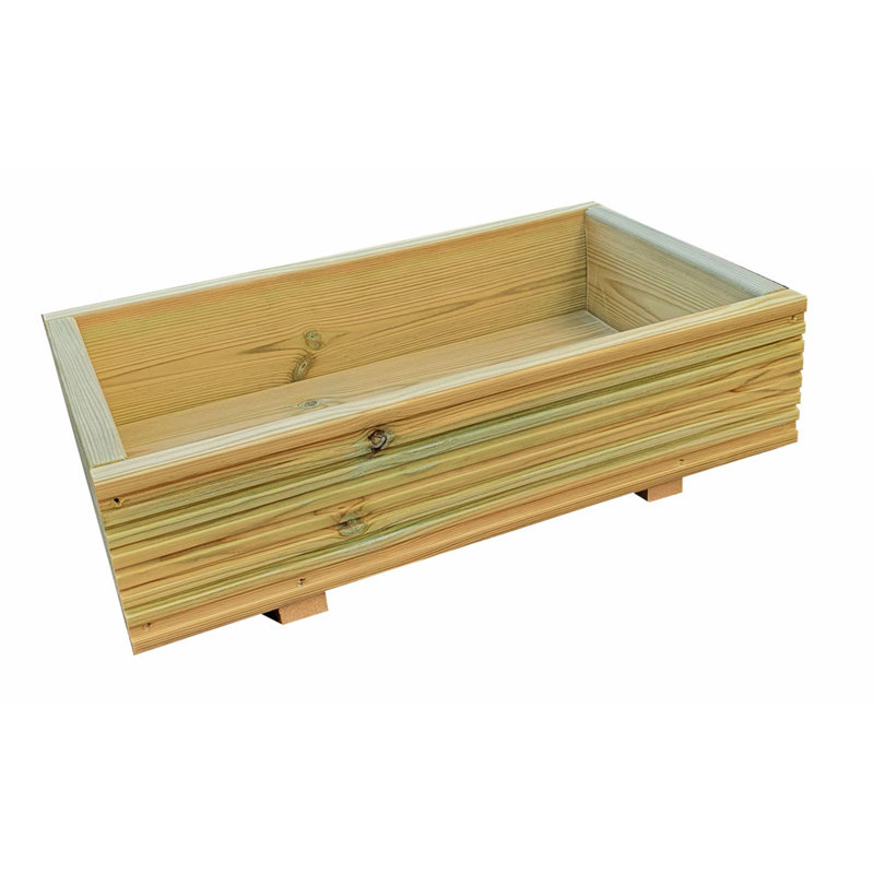 Buenrostro Handmade Wood Planter Box, 17cm H x 60cm W x 34cm D