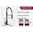 Westbrass Pull Down Spray Kitchen Faucet-59881604