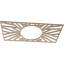 Médaillon de plafond en bois Hoover-63412209-63412199