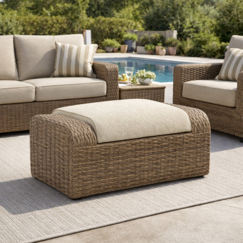 Shannondale Upholstered Outdoor Ottoman