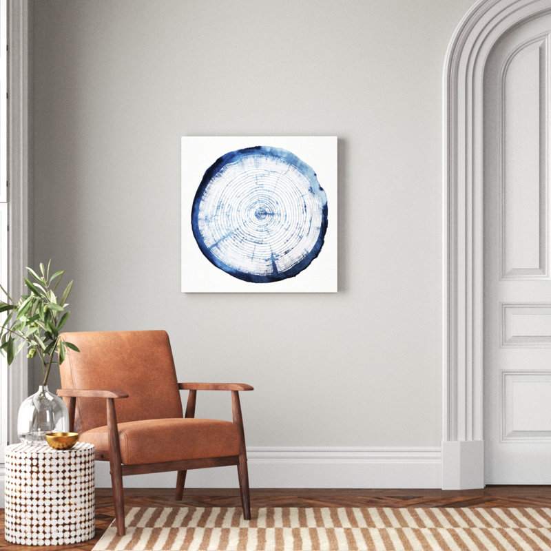 Tree Ring Overlay I by Grace Popp - Wrapped Canvas Painting, 76cm H x 76cm W