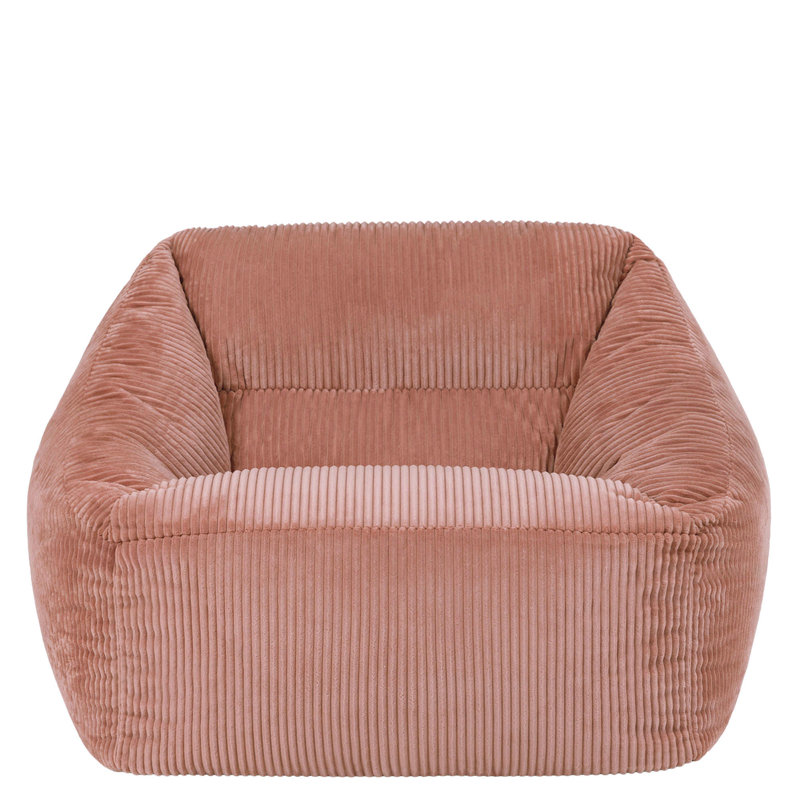 Bean Bag Bazaar Natalia Corduroy Armchair Bean Bag, Pink