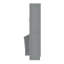 Grand lit escamotable mural avec garde-robe, tiroirs et tablettes - Grand lit escamotable pliant, gris-1614675548