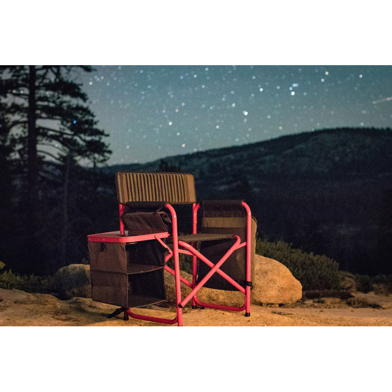 Deluxe Fusion Outdoor Chair with Side Table & Soft Cooler - Beach and Camping Ready