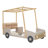 Wood Size Car Bed With Pillow, Ceiling Cloth And LED,-1136222753