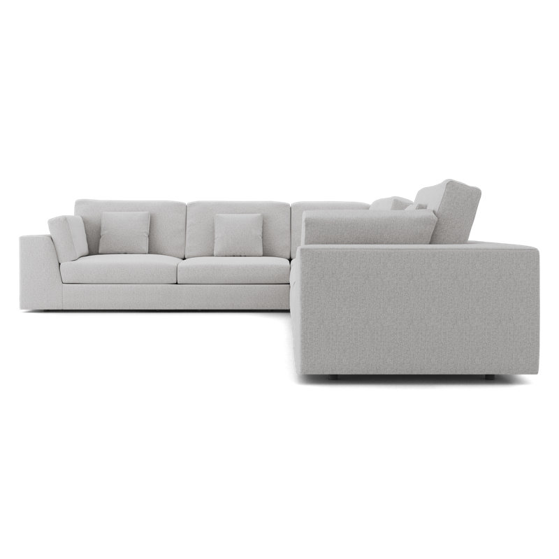 Ensemble de canapé modulaire Perry 03, Tissu gris