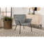 Fauteuil d'appoint rembourré à dossier capitonné horizontal-1782177507