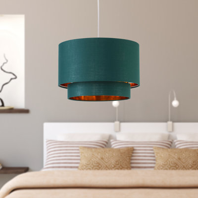 20 cm H Drum Cotton Lamp Shade