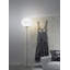 Lucciola Floor Lamp P White Matt Satin Nickel E26 Ul-1571992167