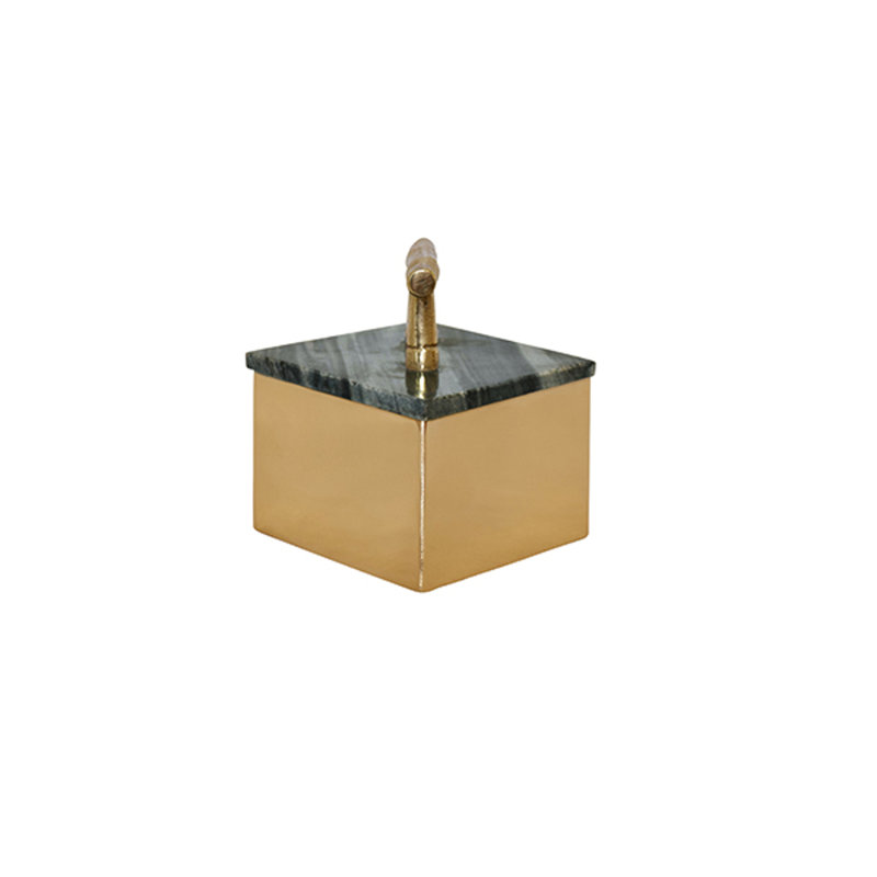 Rhoma Decorative Box, 5" H x 9" W x 5.75" D
