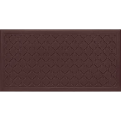 Antunez Quatrefoil Burgandy