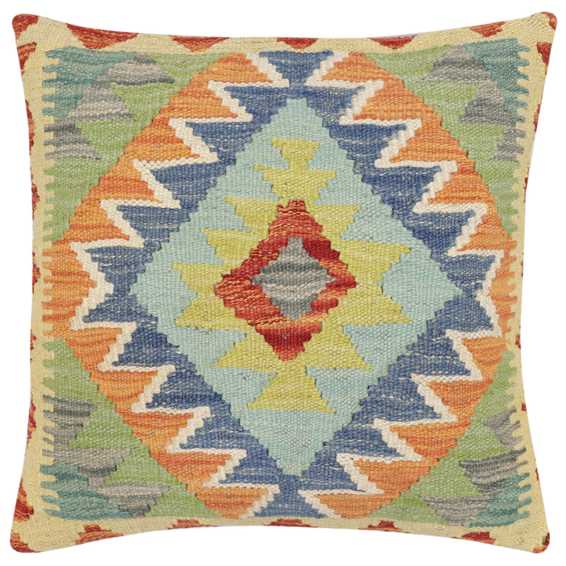 Housse et insert de coussin carré 100% laine